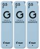 Pilot Neox Graphite Mechanical Pencil Lead Refills 40 Leads Per [Set] HRFG-05, Pack, 0.5mm (F), 3-pack