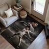 Ronaldo's Legacy Fußball Teppich Design für Spielzimmer Flur Spielzimmer Arbeitszimmer Rutschfester Teppich Anime Büro Dekor