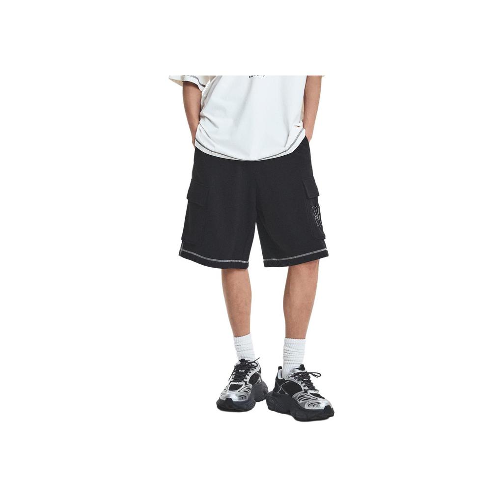 New MLB Basic New York Yankees Casual Shorts Unisex Black 3ASPB0653-50BKS