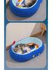 Durable Starry Sky Cat Bed & Scratching Board: Large Oval All-Season Toy