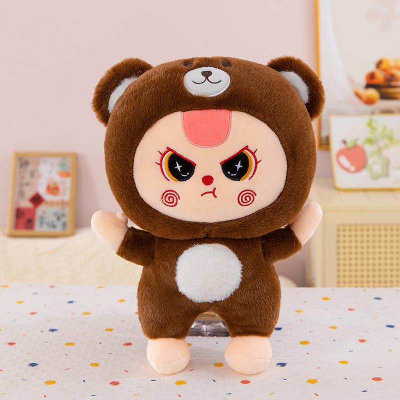 Capybara Blasenpuppe dreijähriges Plüschtier Stoffpuppe Kinder schlafen mit Kissenpuppe Mädchen