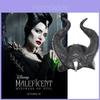 Urocza Maska Cosplay Czarownicy Maleficent 2 Władczyni Zła z Uderzającymi Czarnymi Rogami