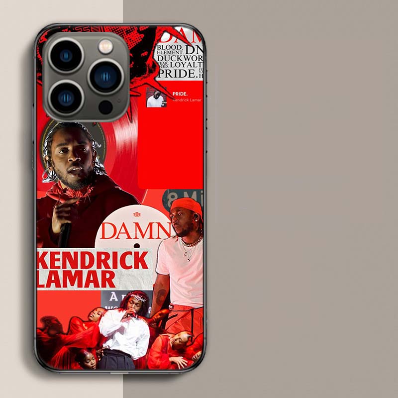 Kendrick Lamar DAMN Phone Case For Iphone 17 Air 15 Pro 14 Plus 16 Pro Max 12 13 Mini 11 16E X XS Cover Cute Fundas