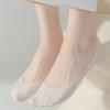 Jarné a jesenné plytké bavlnené lodičkové ponožky Dámske letné potítko Protišmykové Neklesajúce podpätky Tenké neviditeľné ponožky