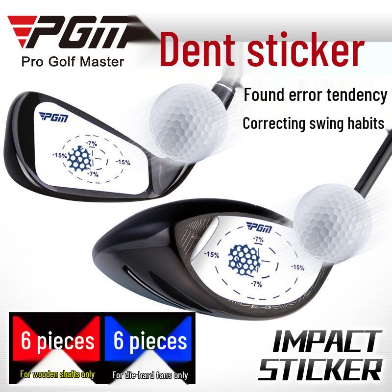 New PGM Golf Club Impact Paper: 6 Wood Sheets + 6 Iron Sheets to Analyze Impact Points and Ball Hitting Tendency.