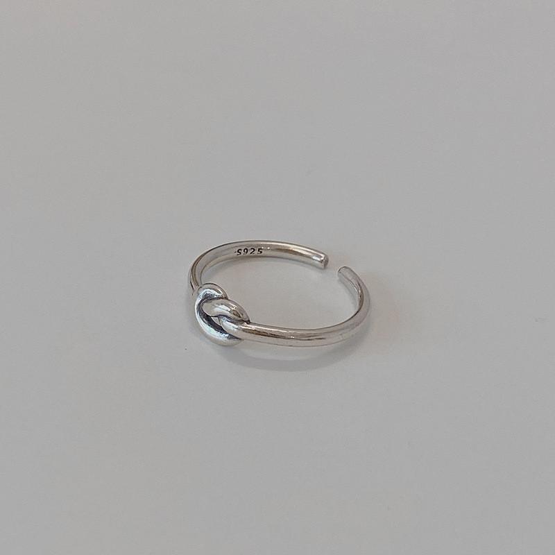 Unique S925 Silver Layered Hip Hop Ring For Women With Geometric Design And Versatile Style