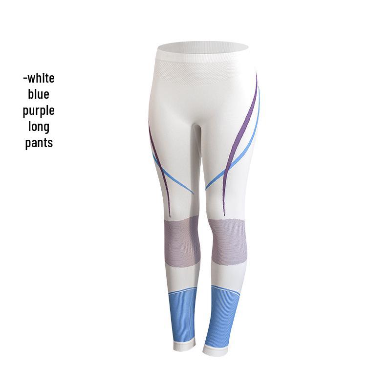 

Осінньо-зимовий компресійний лижний костюм з вологовідвідними властивостями, швидкосохнучий, дихаючий, теплий для занять спортом на відкритому повітрі L