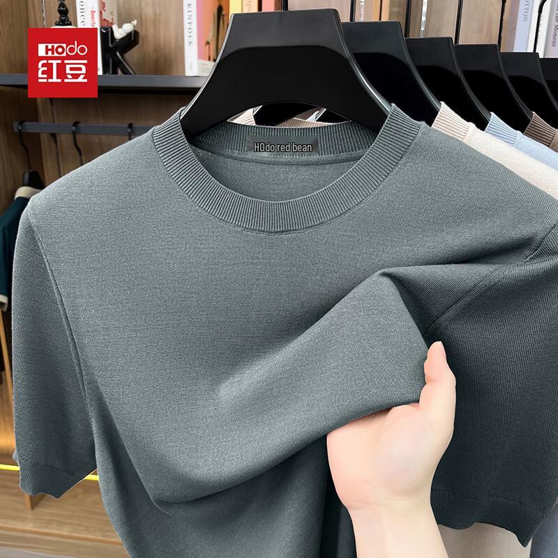 Hodo Men s Lyocell Silk Blend Short-Sleeve T-Shirt L