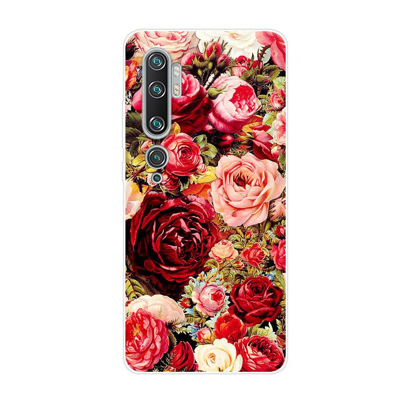 For Xiaomi Mi Note 10 Case Soft Silicone Back Cover Phone Case on For Xiaomi Redmi Note 10 Pro Coque For Xiomi Mi Note10 Pro