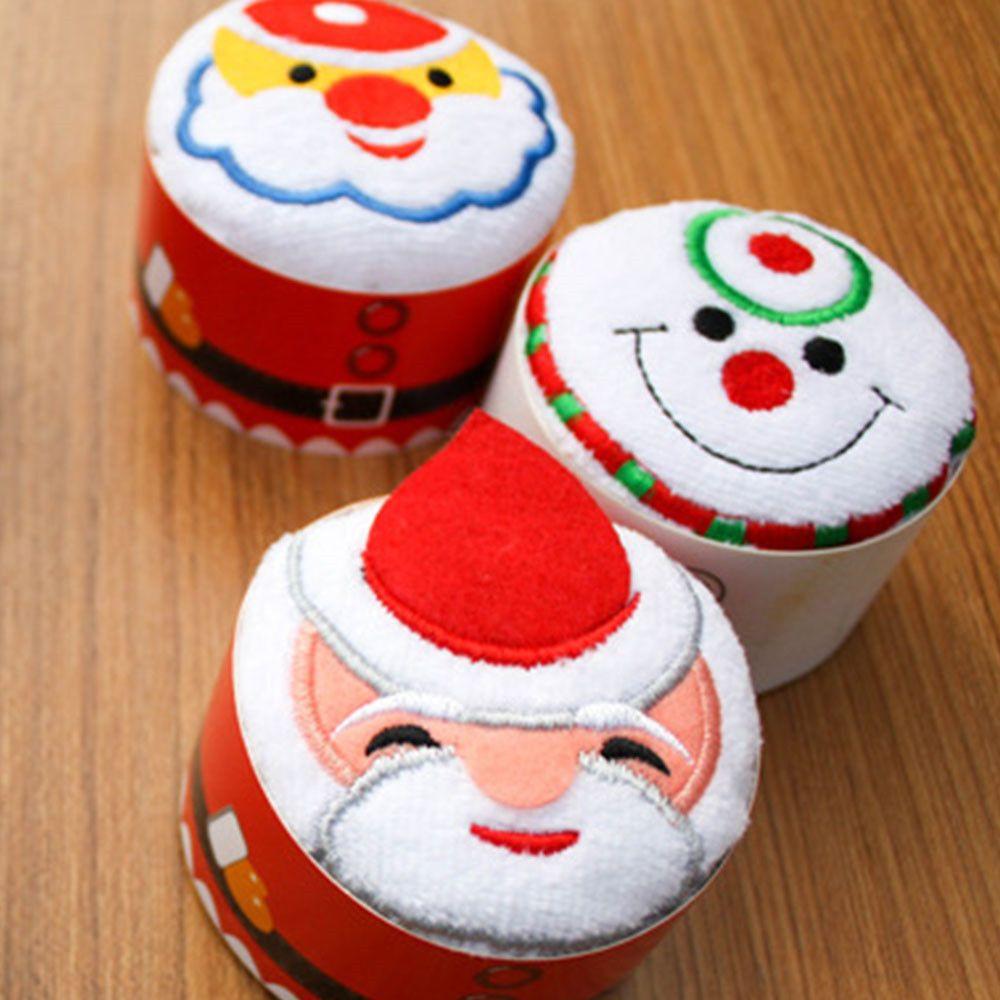 Activity Gift Christmas Decorations Christmas Towel Merry Christmas Gift Cupcake Cotton Towel