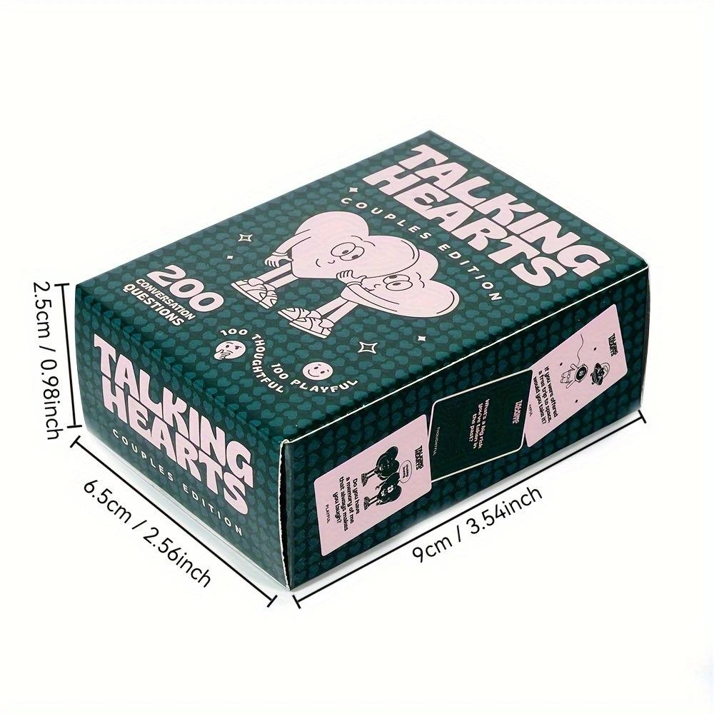 English Talking Hearts: Couples Edition - Conversation Cards for Couples