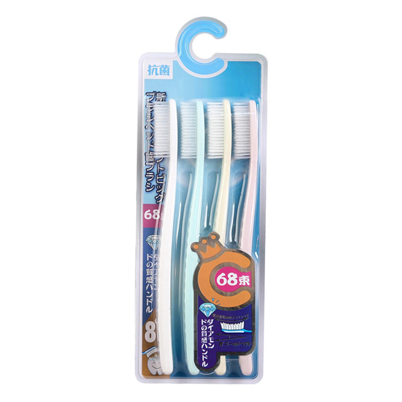 

4/8/12Pcs Manual Toothbrush,Premium Soft Hair Long Head Adult Large Toothbrush,Comfort Teeth Oral Cleaning Brush Brush