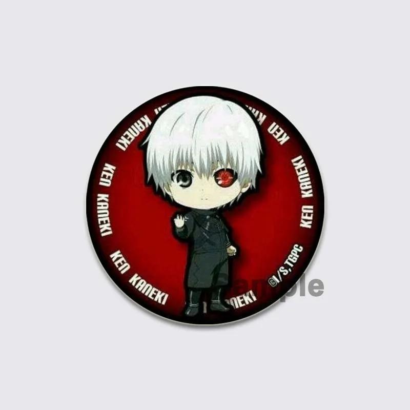 32/44/58mm Fashion Accessorie Anime Tokyo Ghoul Pin Handmade Cartoon Kaneki Ken Brooche for Backpack Cothes Collection Badge Hat Decoration