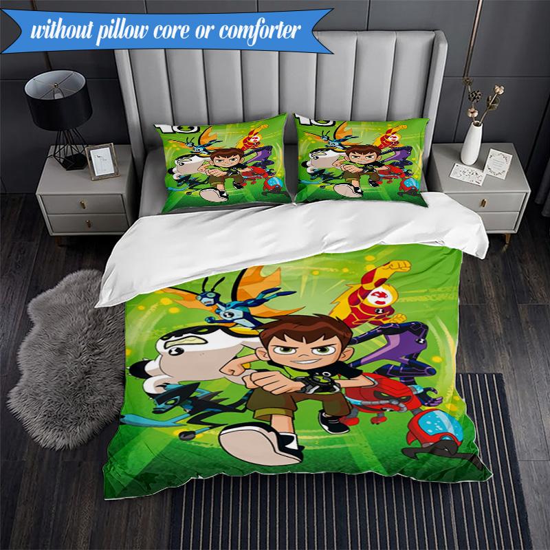 Alien heroes 3pcs K-pop music group Bedding set,Ideal for Bedroom, Dormitory,Including Duvet Cover And 2pcs Pillowcases,Fan gifts
