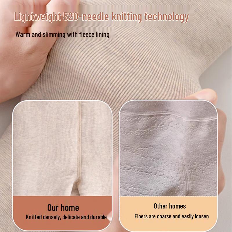 Lonsa Girls' Thickened Fleece-Lined Winter Tights