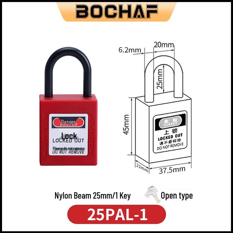 

Bedi Safety Padlock: Personal Life Lock for Electricians, LOTO Tagging & Electrical Equipment Security.
