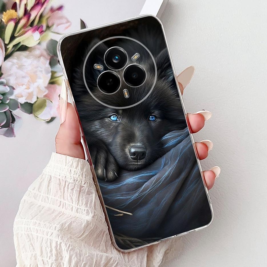For Realme 14 Pro Plus Case RMX5051 Beautiful Flowers Painted Cover Soft Silicone Case For Realme 14 Pro Realme14 Pro+ 5G Fundas