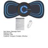 Smart Neck Massager Pad Portable Mini Pulse Massage Patch for Shoulder Back Leg Pain Relief Rechargeable Adjustable Intensity Massage Device for Home