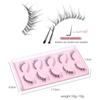 5 párů očního ocasu prodlužující falešné řasy pro kočičí oko 3D nástroje pro make-up umělých norkových řas