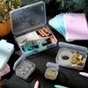 Durable Plastic Jewelry Storage Box with Multiple Compartments & Small Containers - Bead & Earring Suitable for DIY Jewelry