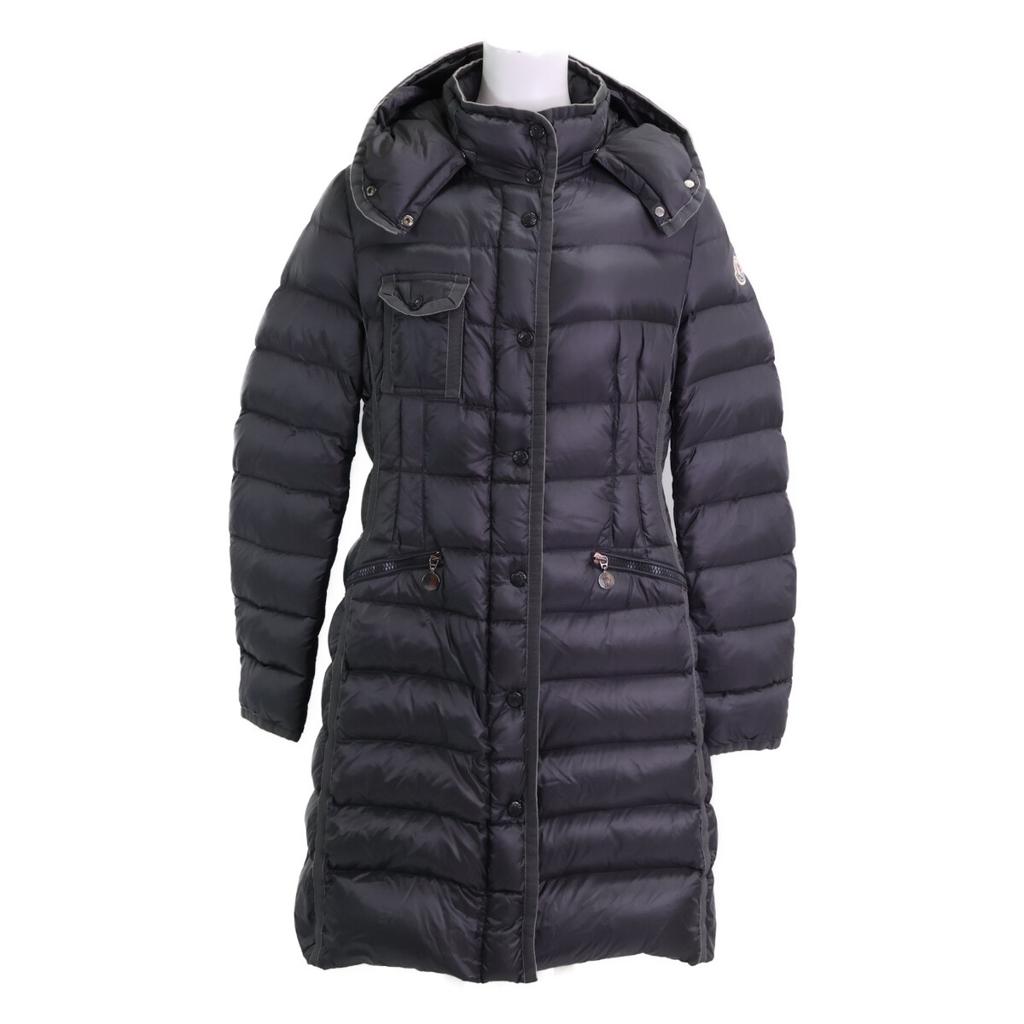 Moncler HERMINE Hermine Hooded Down Jacket Coat 2 grayUsed