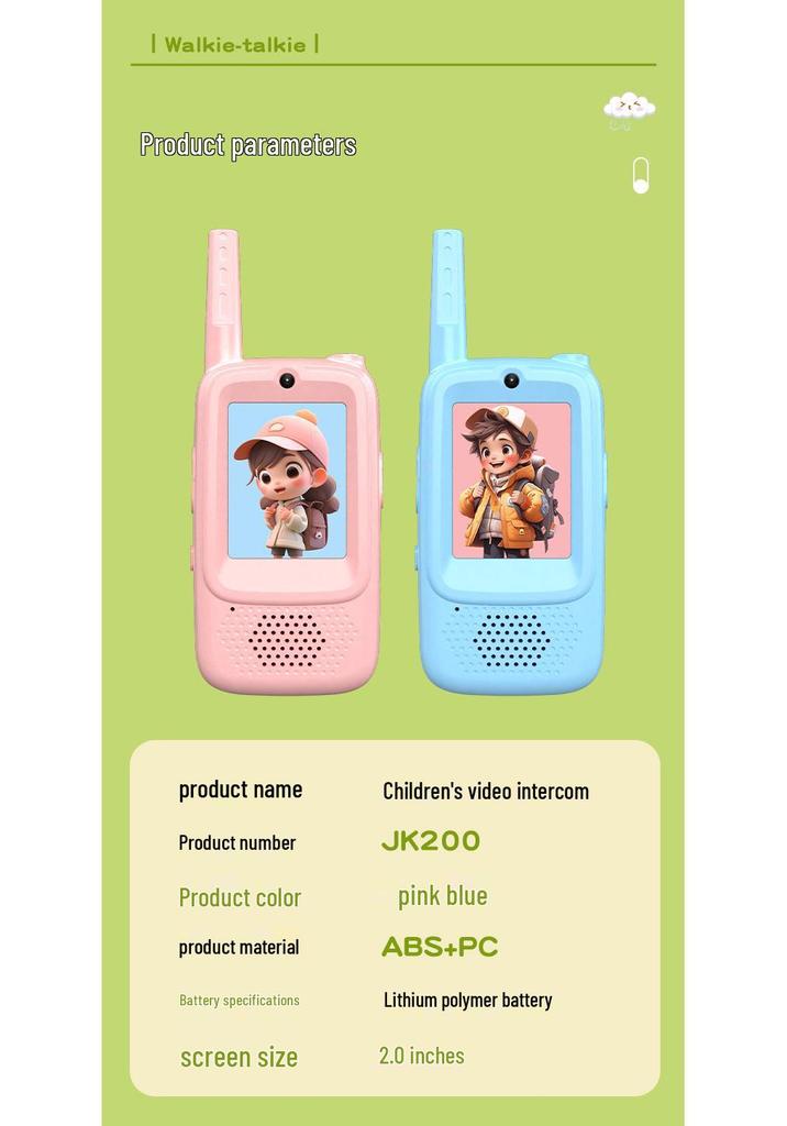 Children's Mini Wireless Walkie-Talkie Toy - Birthday Gift for Parent-Child Fun