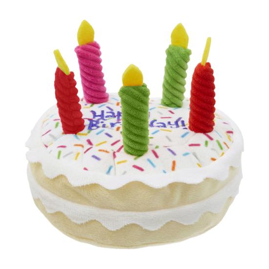 Dog Cake Toy Colorful Candles Bite Resistant Creative Funny Dog Gift Soft