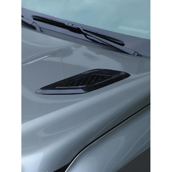 Car Hood Air Vent Cover Trim For Lexus LX600 ABS Silver Exterior Car Accessories