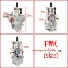 Polished PWK Carburetor 24-34mm for ATV/UTV Racing