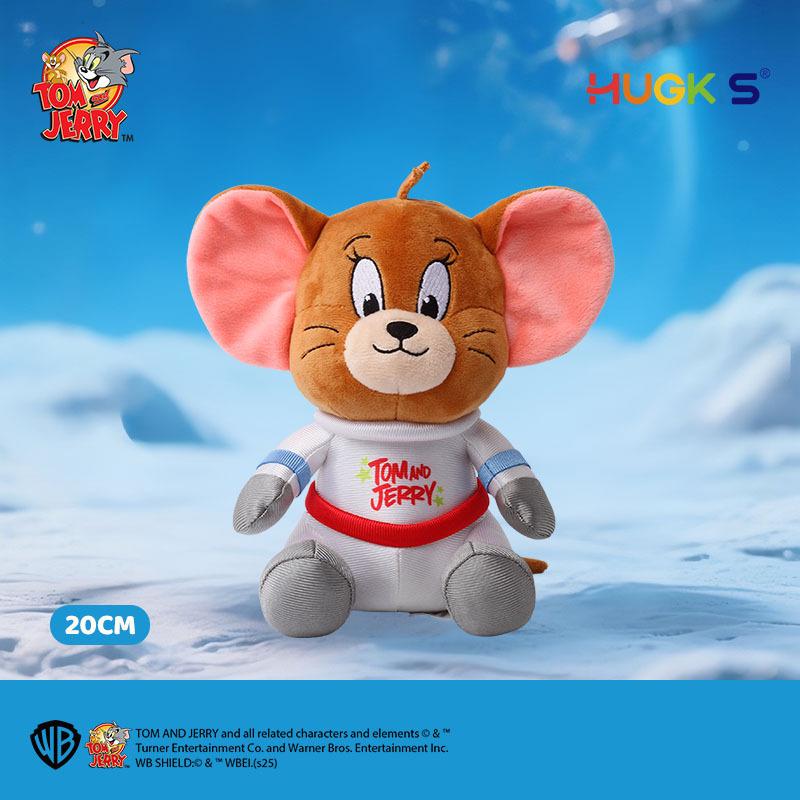 Authentic Tom and Jerry Plush Toy: Tom Cat Doll & Astronaut Jerry Figure Officially Licensed