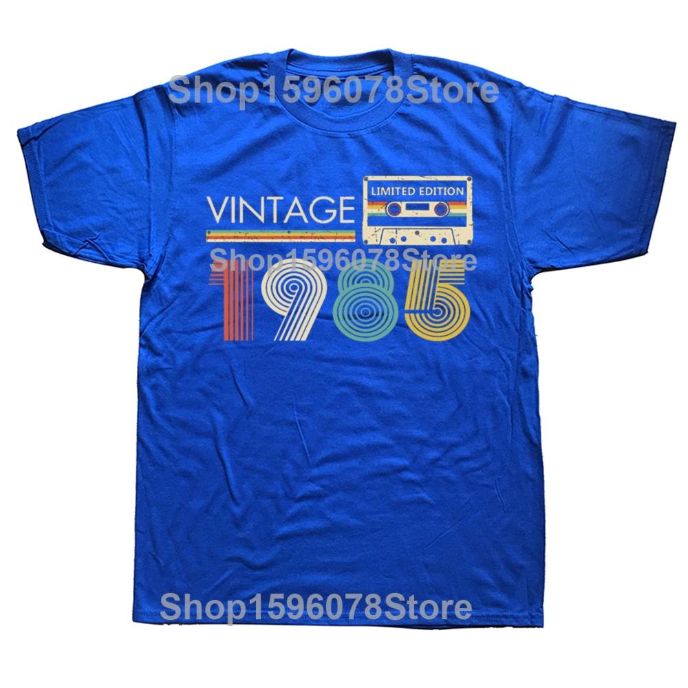 Vintage 1985 Limited Edition Cassette TShirt Mens Fashion Born in 1985 80s Tee Husband Daddy Gift Retro 40th Birthday Gifts