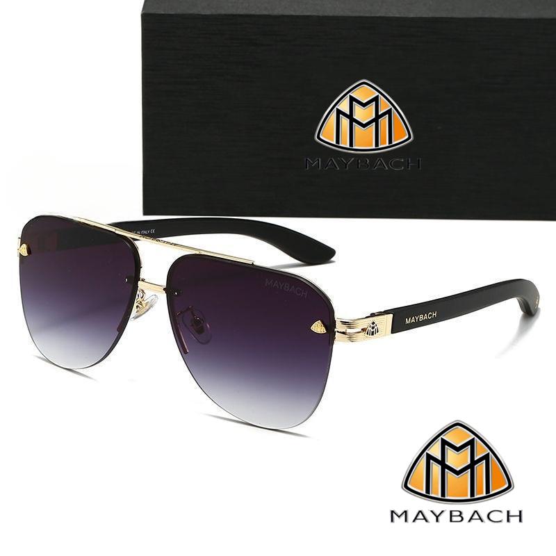 MAYBACH Sunglasses Luxury brand for Men and women Classic Sun Glasses High Quality Eyewears Pilot Goggle UV 400 Protection