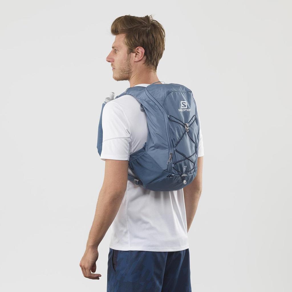 SALOMON AGILE 12 SET Hydratační Copen DENIM Taška, Modrá/TMAVÁ