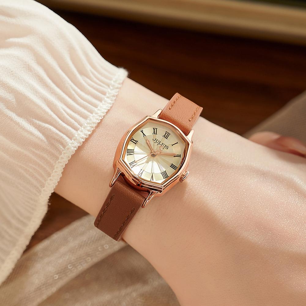 Jyullieoseu Ja-1446 Rome Women'S Leather Watch