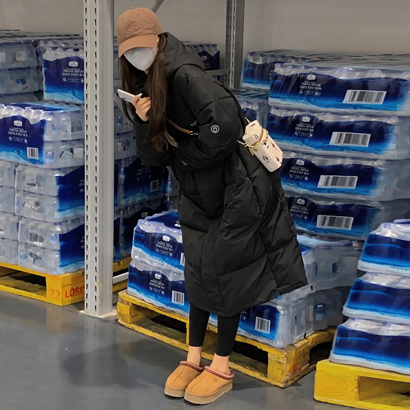 Bakery down jacket women's winter coat mid-length Korean style thick cotton jacket new style