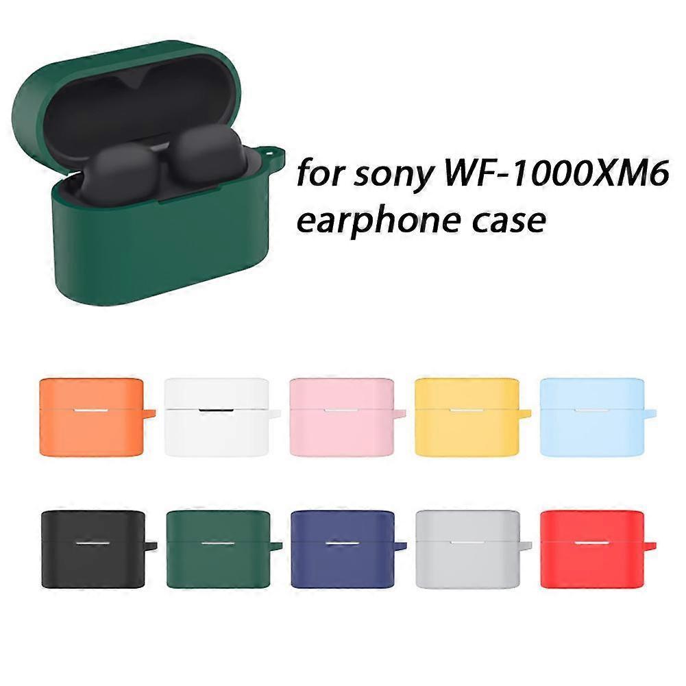 Für Sony WF 1000XM6 Silikon-Schutzhülle mit Karabiner