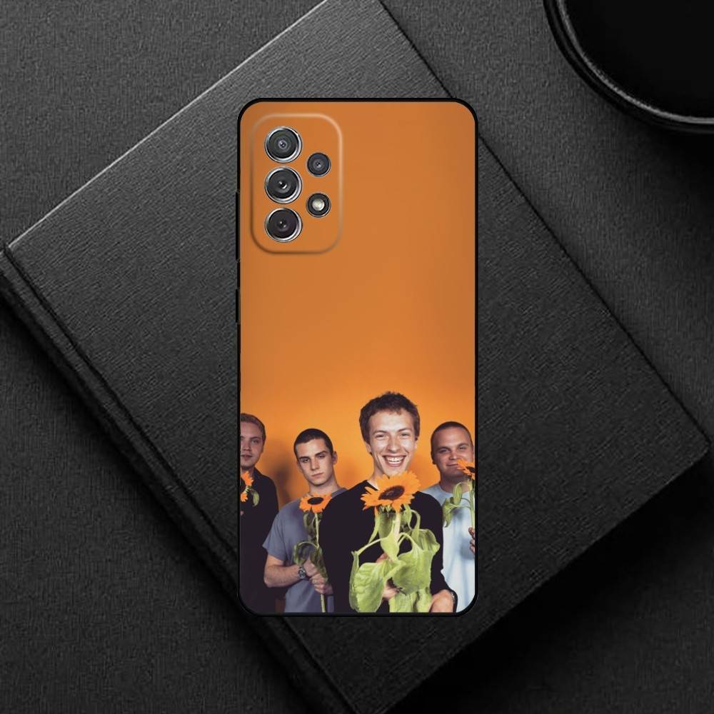 

C-Coldplay Britpop Icon Shell Phone Case For Samsung S26,S25,S24,S21,S22,S23,S30,Ultra,S20,Plus,Others Soft Black Cover Samsung S24fe