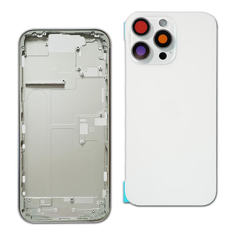 Zadní kryt Pro iphone 16-16plus-16Pro Max Zadní kryt baterie Zadní dvířka Střední rám šasi + Zásobník na SIM kartu Boční klávesy