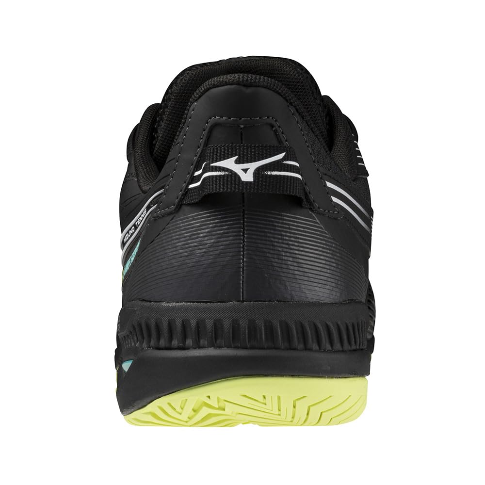 Pantofi de tenis Wave Exceed 5 AC All Court Activități de club Tenis moale ușor Tenis pe suprafață dură Negru x Alb x Galben cm 4E [Mizuno] 28.0