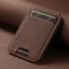 Denior Is Suitable for Apple Android Universal Mobile Phone Self-adhesive PU Leather Card Holder Multi-function Card Bag
