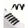 1pair Solid Shoelaces For Sneakers Decoration