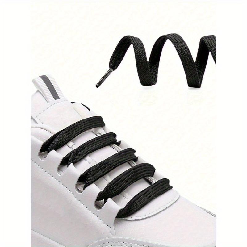 1pair Solid Shoelaces For Sneakers Decoration