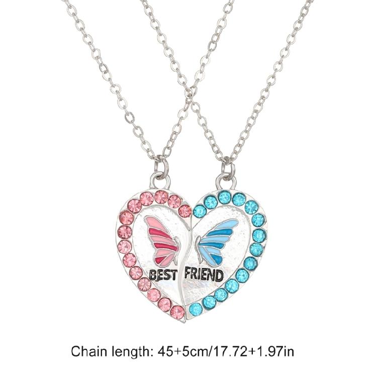 Relationship Neck Chain Magnetic Butterfly Neck Jewelry Pendant Clavicle Chain