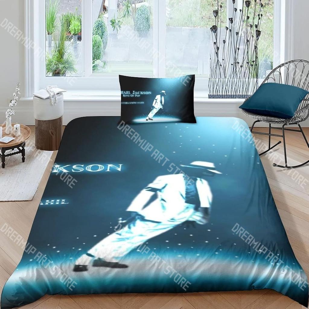 Fashion Michael Jackson Bedding Set Single Twin Full Queen King Size Bed Set Kids Bedroom Duvetcover Sets Bed Sheet Set