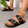 Modische Damen Wildleder Clogs Pantoletten Klassische Damen Sommer Kork Damen Clogs Outdoor Rutschfest Heimgebrauch