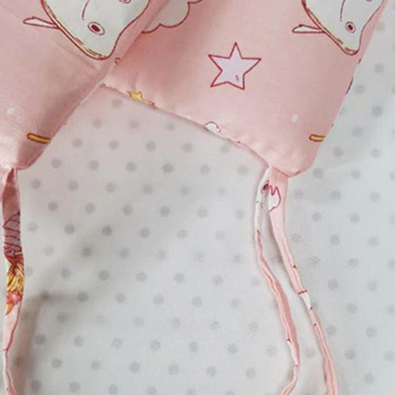Weicher Bequemer Baumwoll-Babybettschutz Atmungsaktive Polsterung Kissen für Säuglingssicherheit und Täglichen Komfort im Kinderzimmer