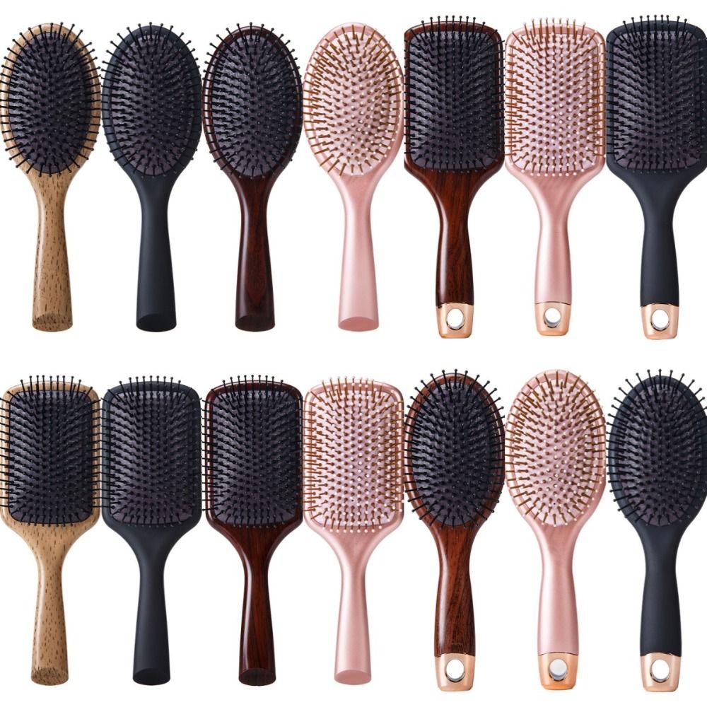 Detangling Air Cushion Comb Plastic Anti-static Barber Comb for Both Curly And Straight Hair