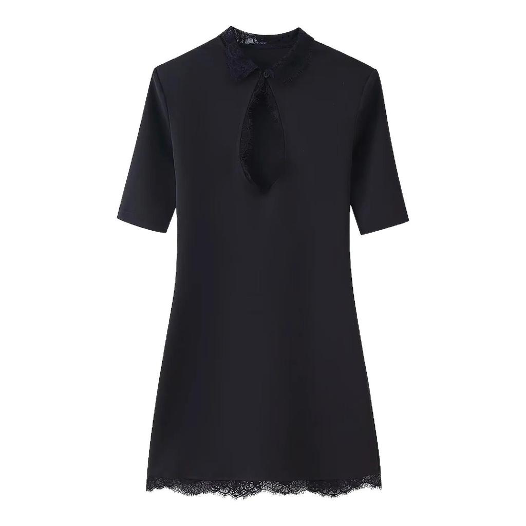 European Women's Sexy Lace Party Dress