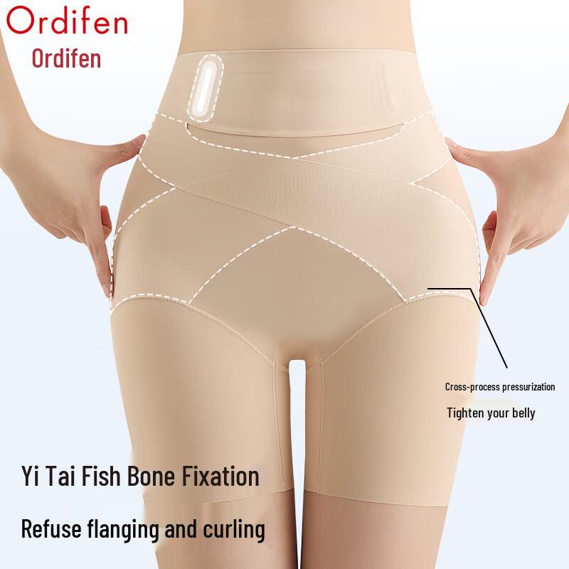 Odifen Women s High-Waisted Tummy Control Shaping Briefs L
