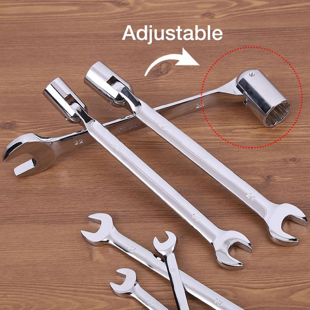 Double-Head Movable Sleeve Open Wrench For Phone And Automotive Repair Dual-Purpose Movable Sleeve Wrenches